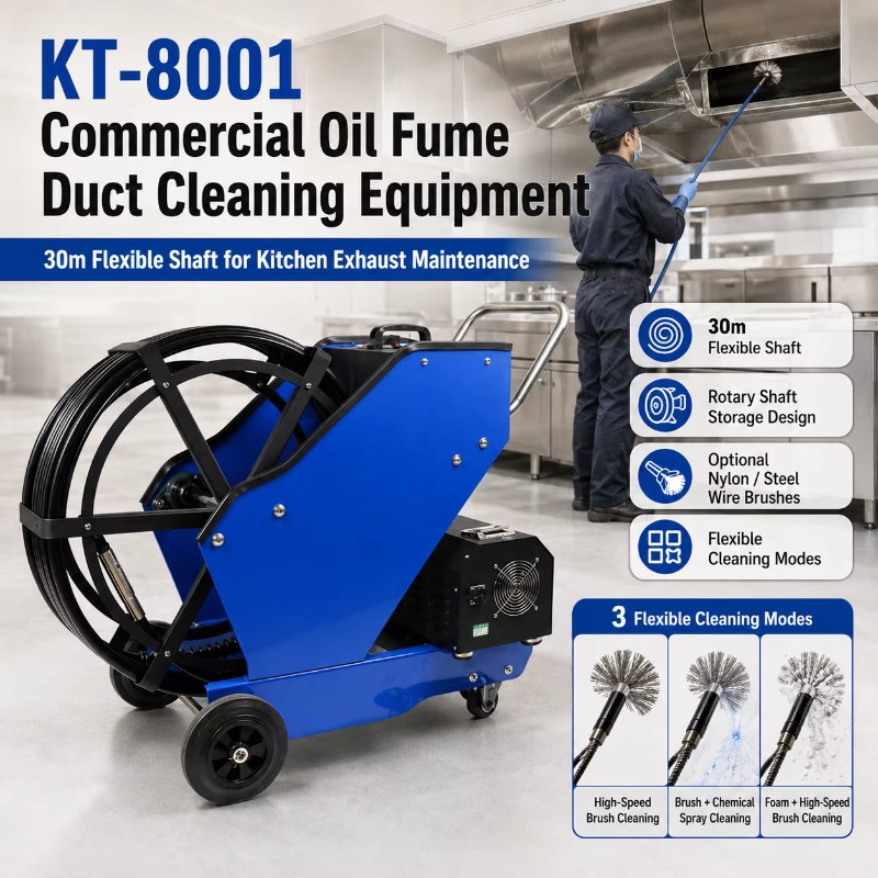 KT-8001 Commercial Oil Fume Du - Commercial Kitchen Exhaust Cleaning 评论和价格