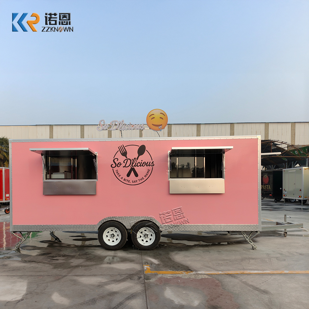 High Quality Food Truck Commer - Commercial Kitchen Trailer 评论和价格