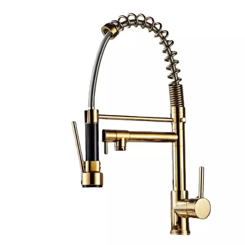 Modern Design 3-Way Spring Pul - Commercial Kitchen Taps 评论和价格