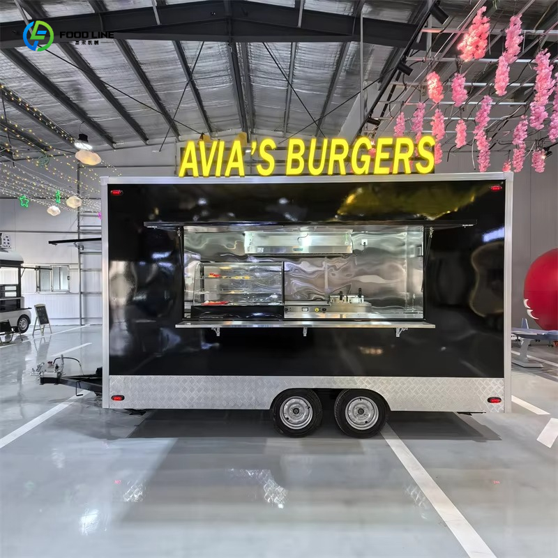 Mobile Food Trailer Commercial - Commercial Kitchen Trailer 评论和价格