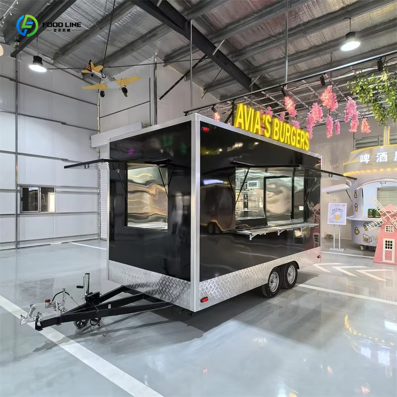 Mobile Food Trailer Commercial - Commercial Kitchen Trailer 评论和价格