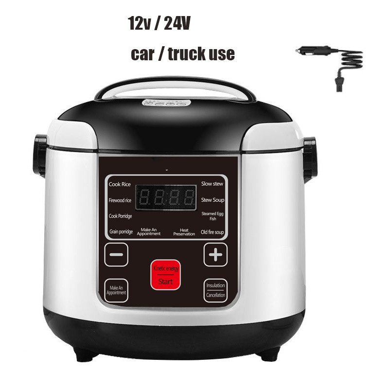 12V 24V Mini Rice Cooker Car T - Soup Kettle Warmer 评论和价格
