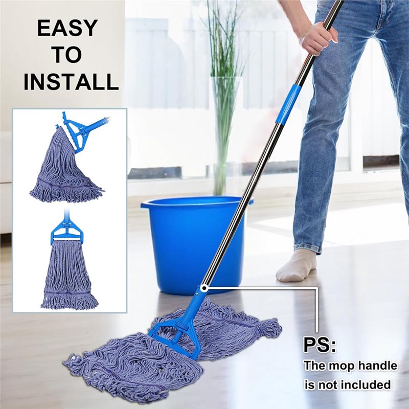 Washable String Mop Heads 4 Pa - Commercial Kitchen At Home 评论和价格