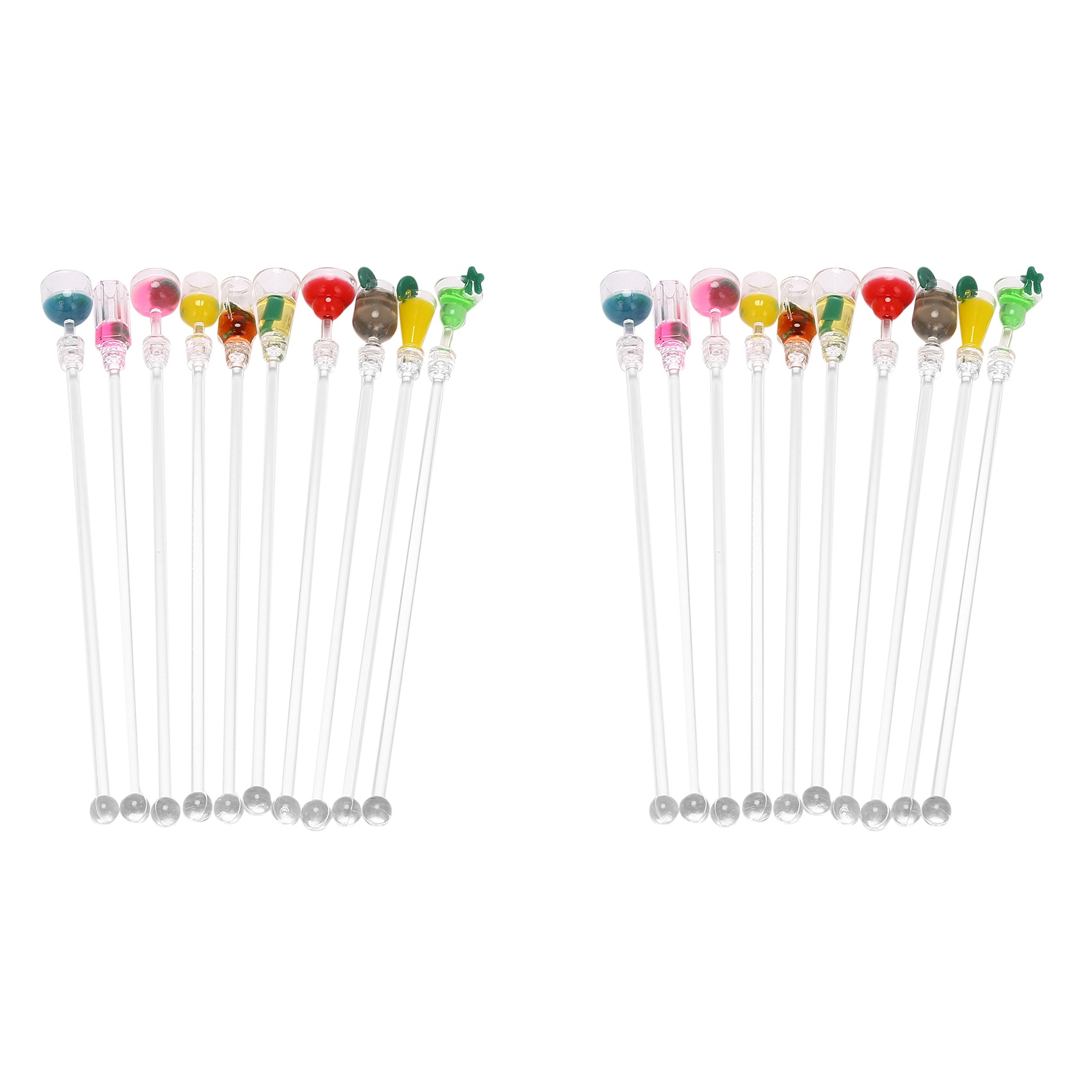 AS94-20Pcs Cocktail Stirrer Dr - Bar Blender Mixing 评论和价格