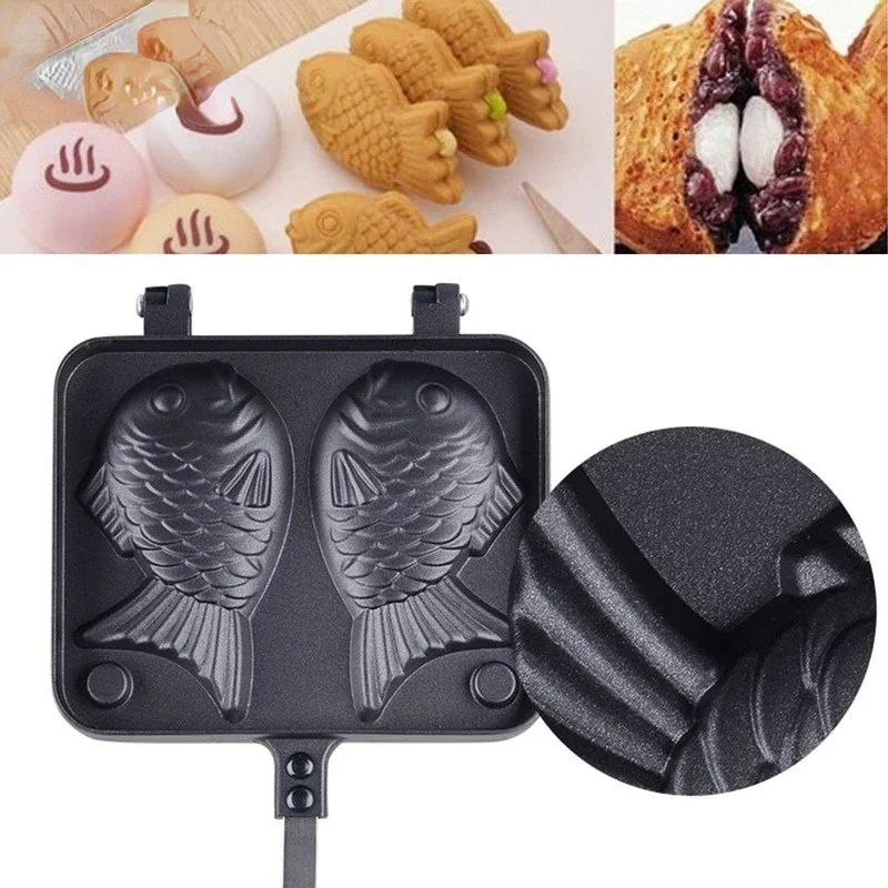Kitchen Japanese Taiyaki Doubl - Crepe Maker Griddle 评论和价格