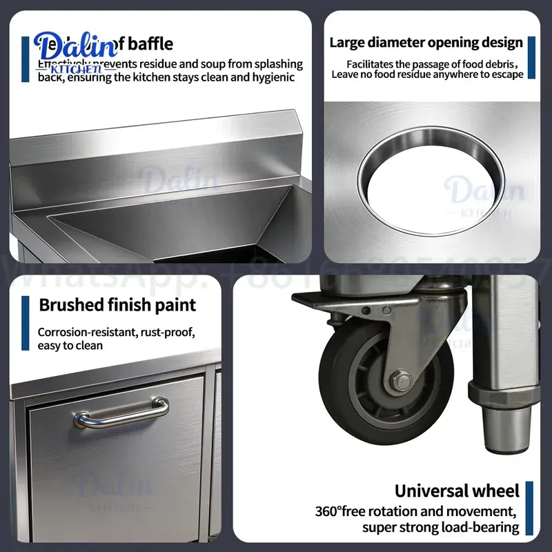 Commercial Stainless Steel 304 - Commercial Kitchen Garbage Can 评论和价格