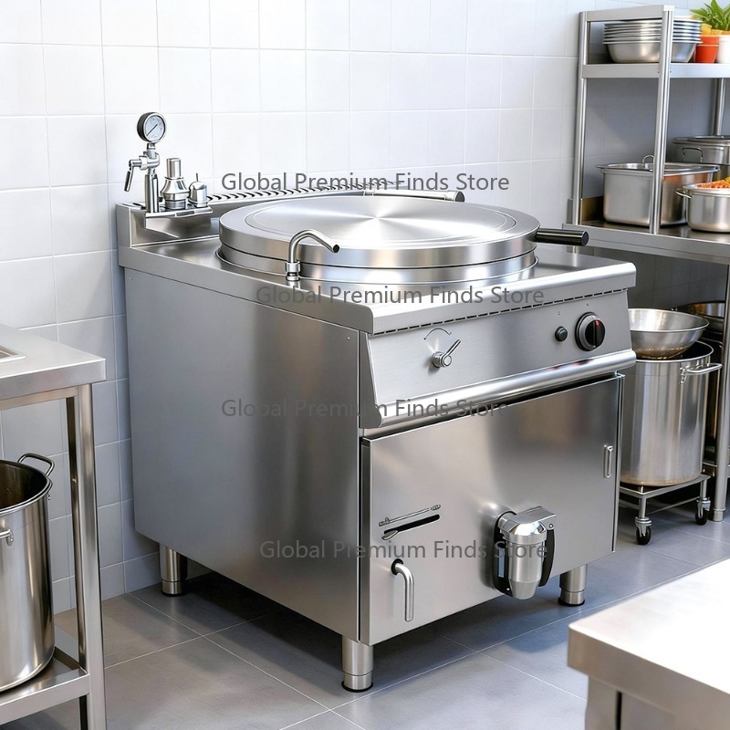 Commercial G-as Soup Pot Jacke - Commercial Kitchen Kettle 评论和价格