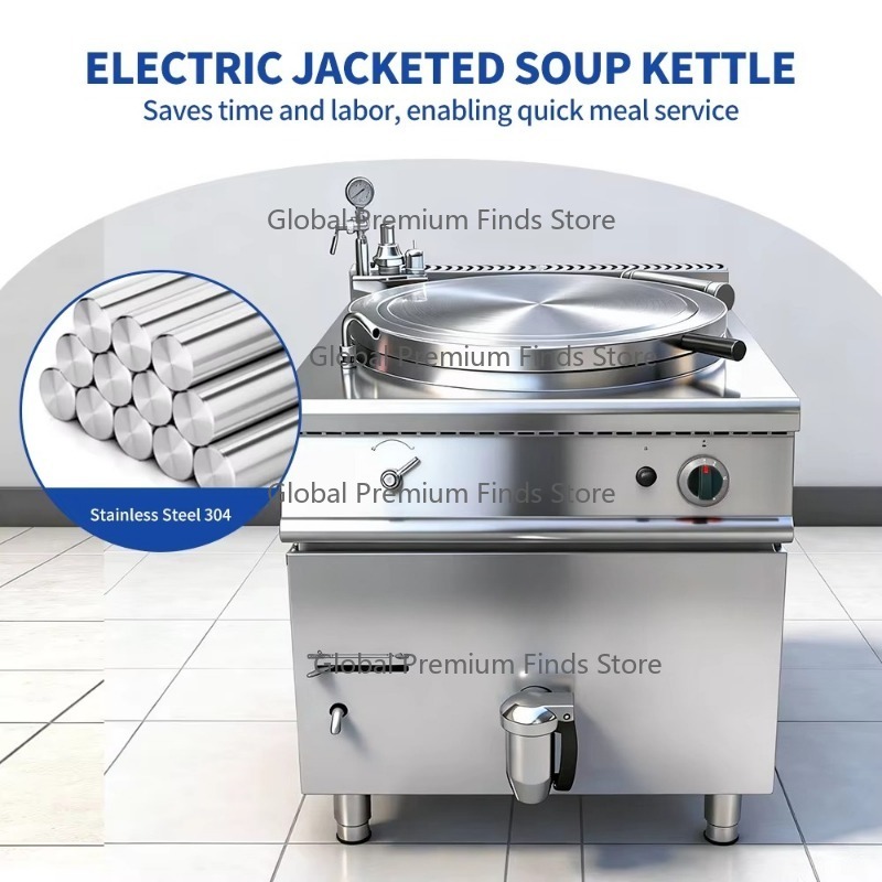 Commercial G-as Soup Pot Jacke - Commercial Kitchen Kettle 评论和价格