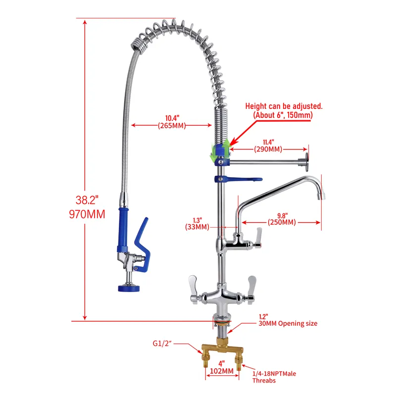 Commercial Kitchen Restaurant  - Commercial Kitchen Taps 评论和价格