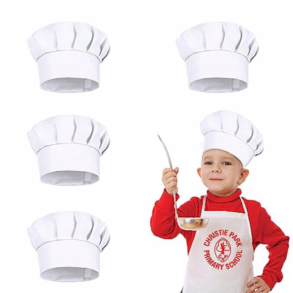 4PCS White Party Cap Hat Costu - Commercial Kitchen Services 评论和价格
