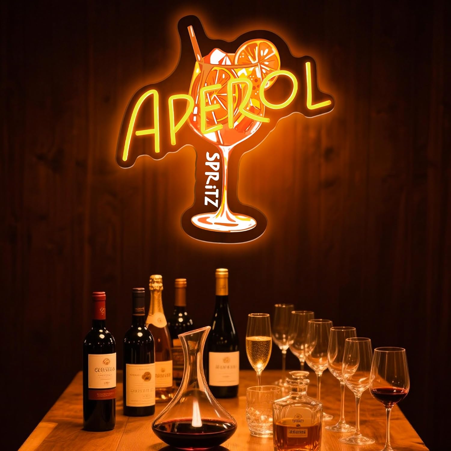 Aperol Spritz Neon Sign LED Co - Commercial Kitchen Light 评论和价格