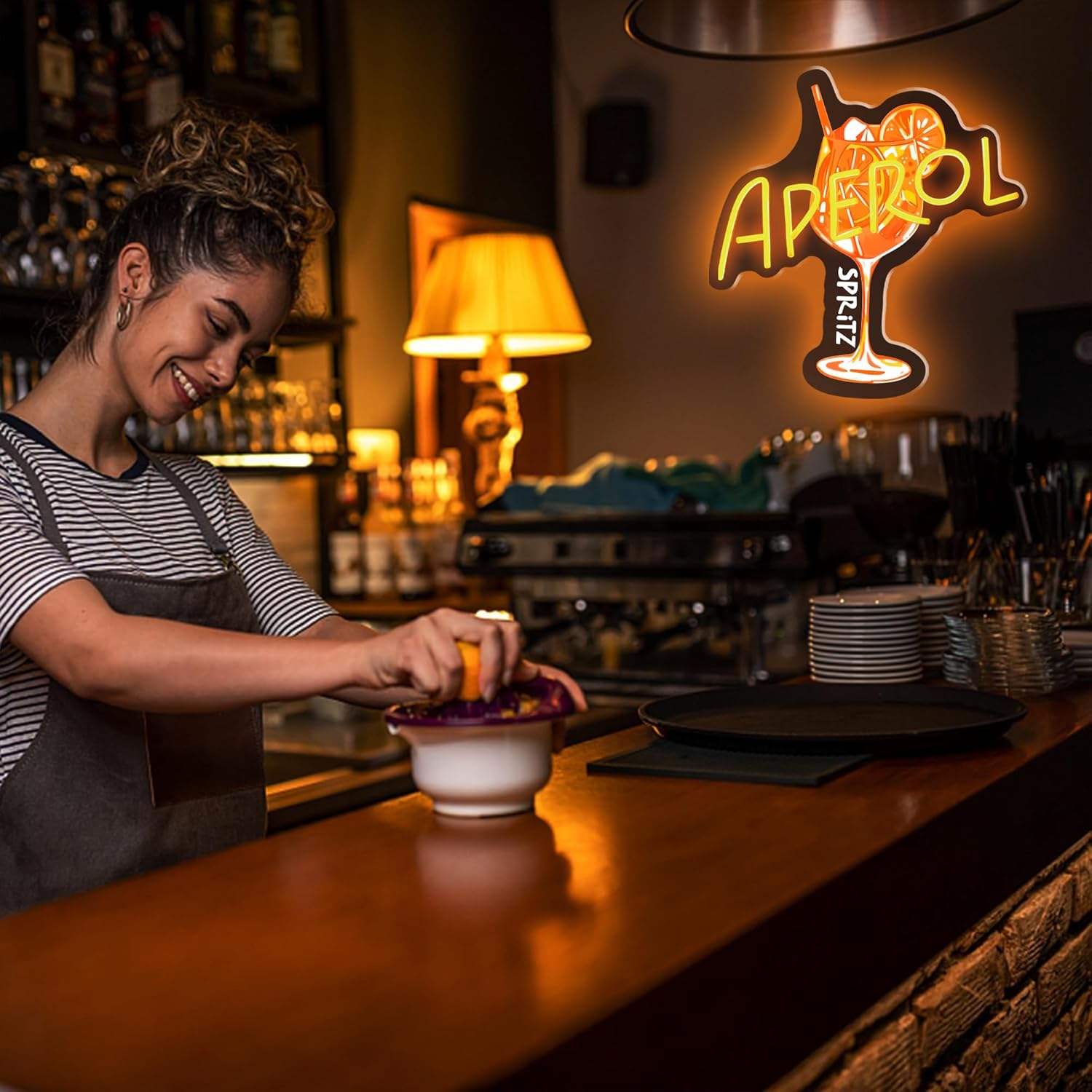 Aperol Spritz Neon Sign LED Co - Commercial Kitchen Light 评论和价格